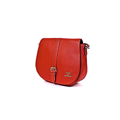 Syraah Elegance Plus - Premium Red Leather Tote Bag for Women