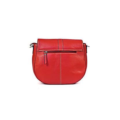 Syraah Elegance Plus - Premium Red Leather Tote Bag for Women