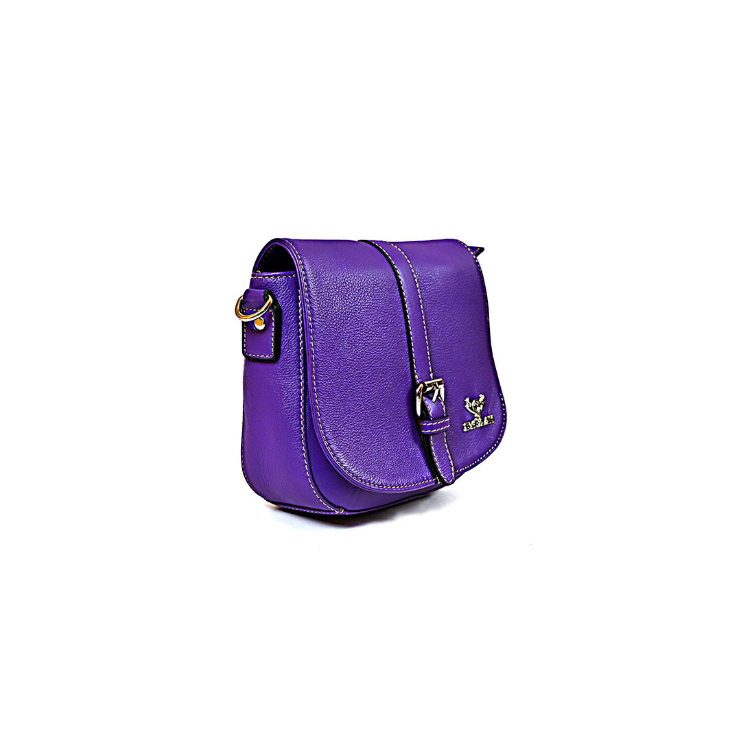 Syraah Elegance Plus - Premium Royel Purple Leather Tote Bag for Women