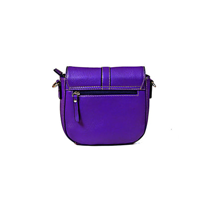 Syraah Elegance Plus - Premium Royel Purple Leather Tote Bag for Women