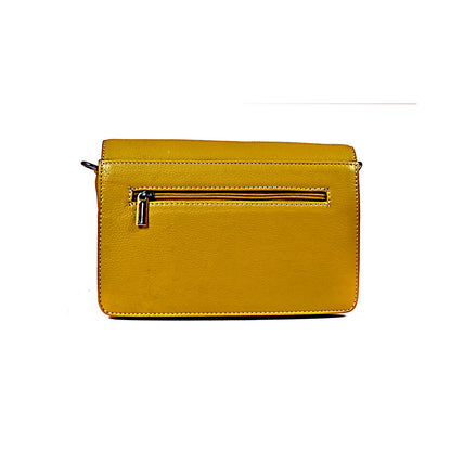 Syraah Yellow - Premium Leather Shoulder Bag