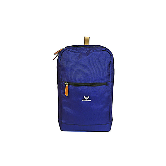 Syraah Blue Canvas Backpack - Sleek & Durable Everyday Companion