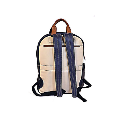 Syraah Multi-Color Premium Leather Backpack - Functional Travel & Daily Companion